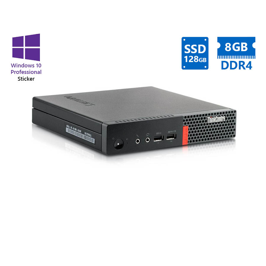 102144_1 Lenovo ThinkCentre M710q Tiny i5-6500T/8GB DDR4/128GB SSD/No ODD/10P Grade A Refurbished PC - Image 1