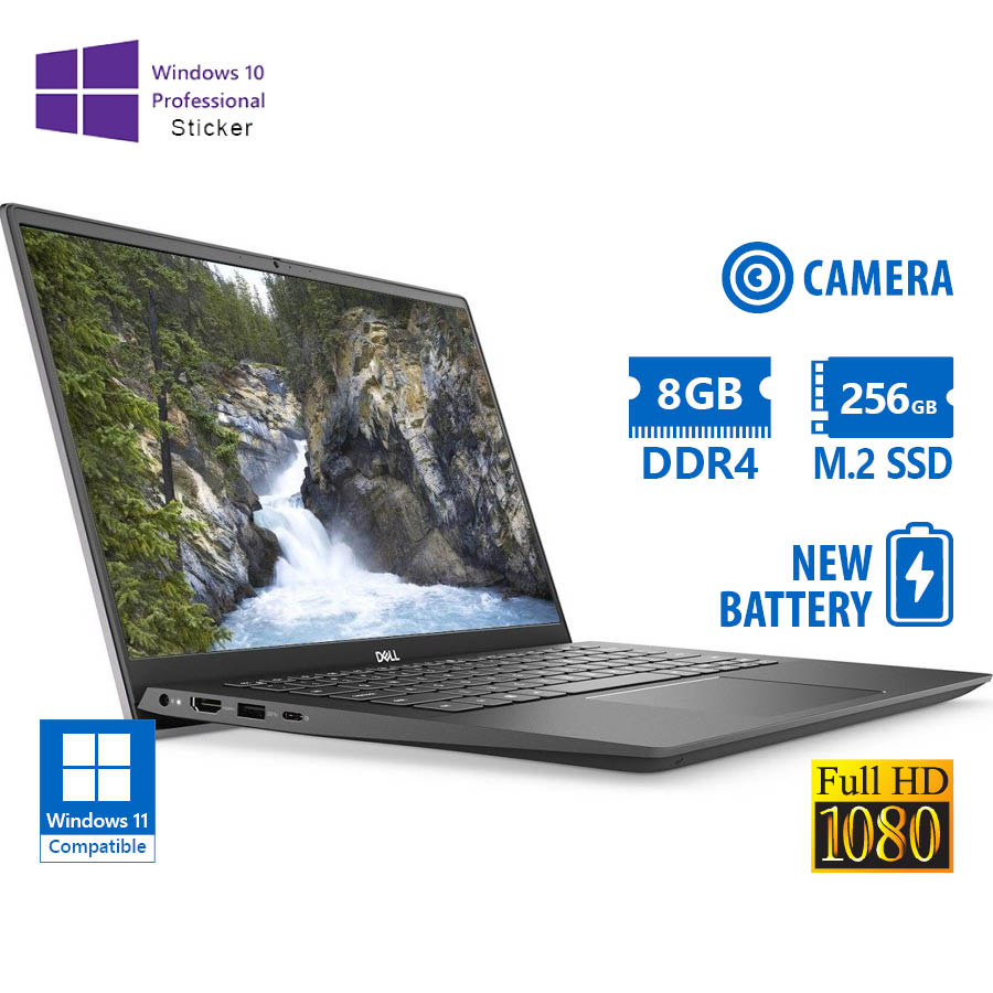 102249_1 Dell Vostro 14 5401 i5-1035G1/14``FHD/8GB DDR4/256GB M.2 SSD/No ODD/Camera/New Battery/10P Grade A R - Image 1