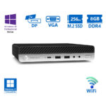 HP ProDesk 600G4 DM WiFi i5-8500T/8GB DDR4/256GB M.2 SSD/No ODD/10P Grade A Refurbished PC