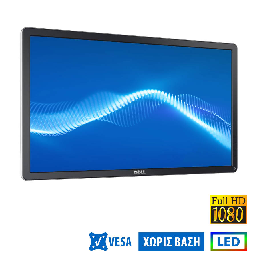 96669_1 Used Monitor P2214Hx LED/Dell/22``FHD/1920x1080/Wide/Silver/Black/No Stand/D-SUB & DVI-D & USB Hub - Image 1