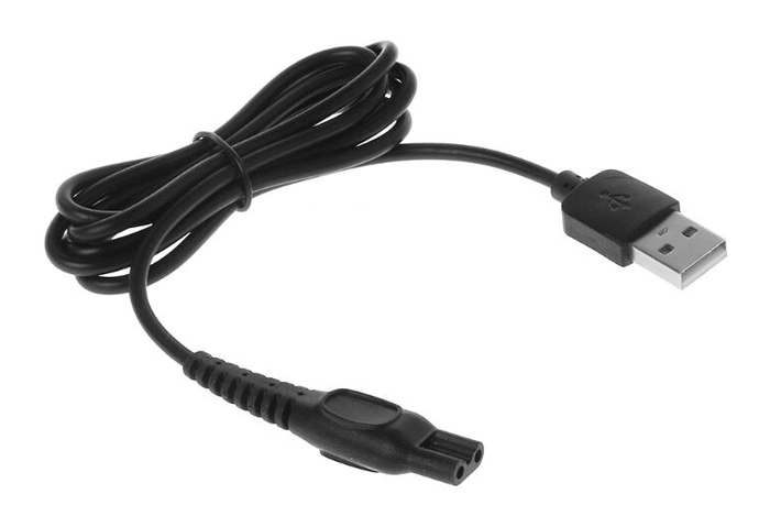 CAB-U147 POWERTECH καλώδιο τροφοδοσίας USB CAB-U147, 10.3x5mm, 1m, μαύρο - Image 1