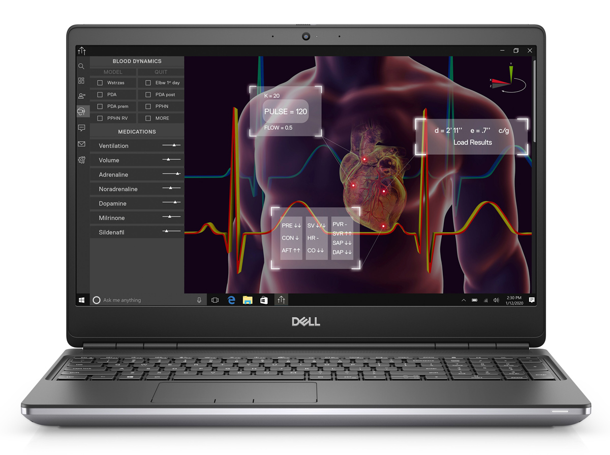 FRL-425 DELL Laptop Precision 7750, Factory Refurbished Grade A, i7-10750H, 16GB/1TB SSD, 17.3", Cam, Quadro RTX 3000, Windows 11 Pro - Image 1