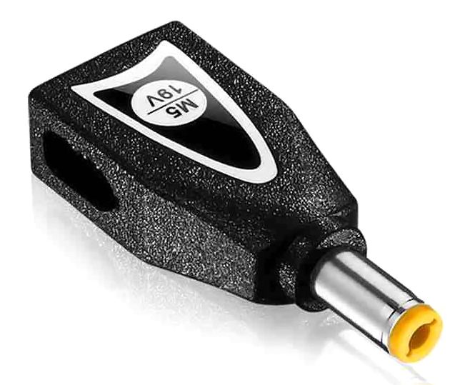 M5-NEW POWERTECH βύσμα για φορτιστή HP/IBM/Asus laptop, M5, 19V, 5.5x2.5mm - Image 1