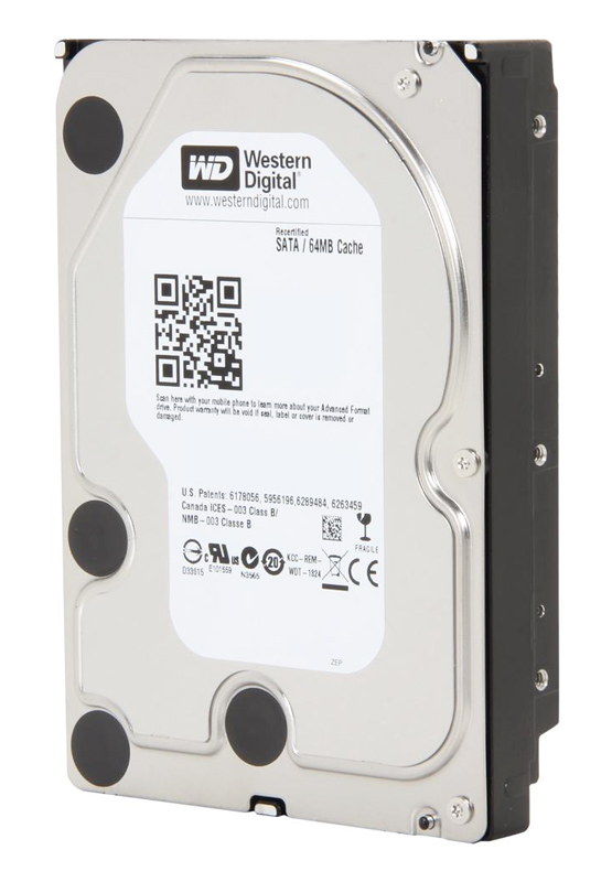 WD10PURZ-FR WD σκληρός δίσκος Purple Surveillance 3.5", 1TB, 64MB, 5400RPM, 6Gb/s, Factory Recertified - Image 1
