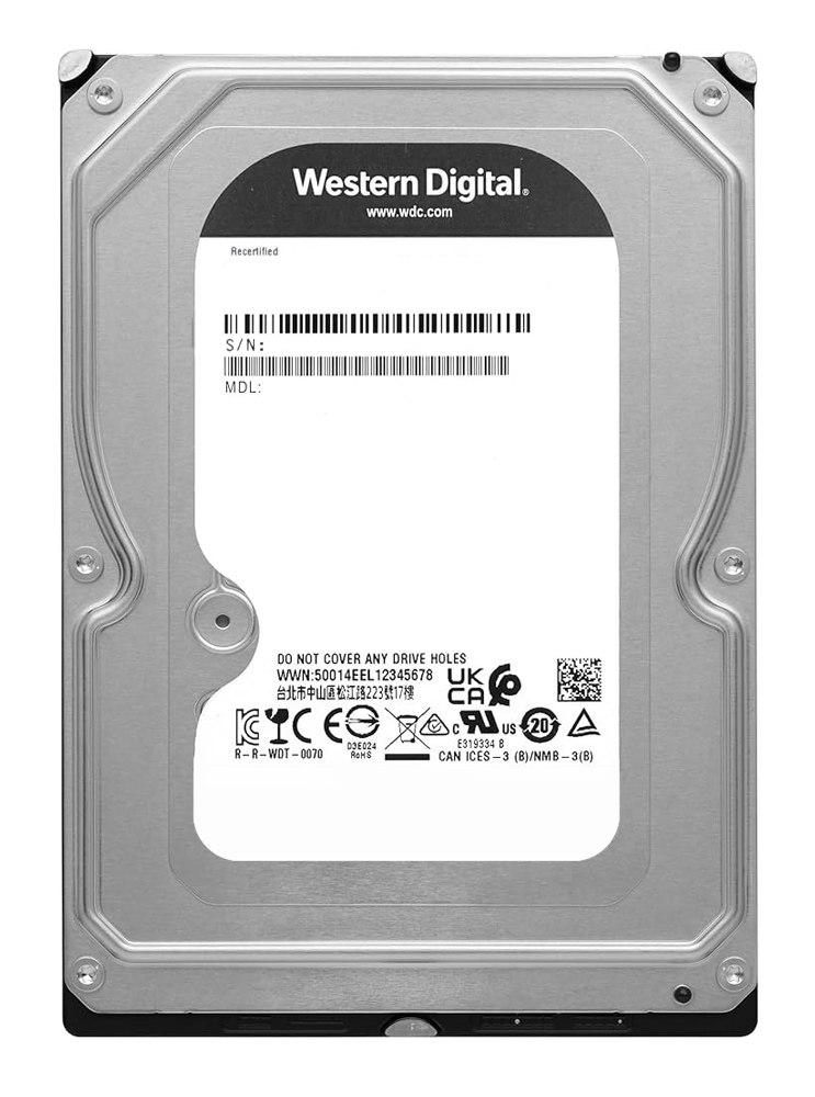 WD22PURZ-FR WD σκληρός δίσκος Purple 3.5", 2TB, 256MB, 5400RPM, 6Gb/s, Factory Recertified - Image 1
