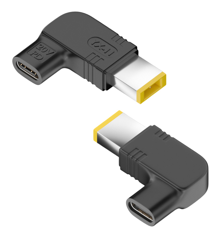 YX-11 POWERTECH αντάπτορας τροφοδοσίας YX-11, USB-C σε Lenovo 11x4.5mm, μαύρος - Image 1