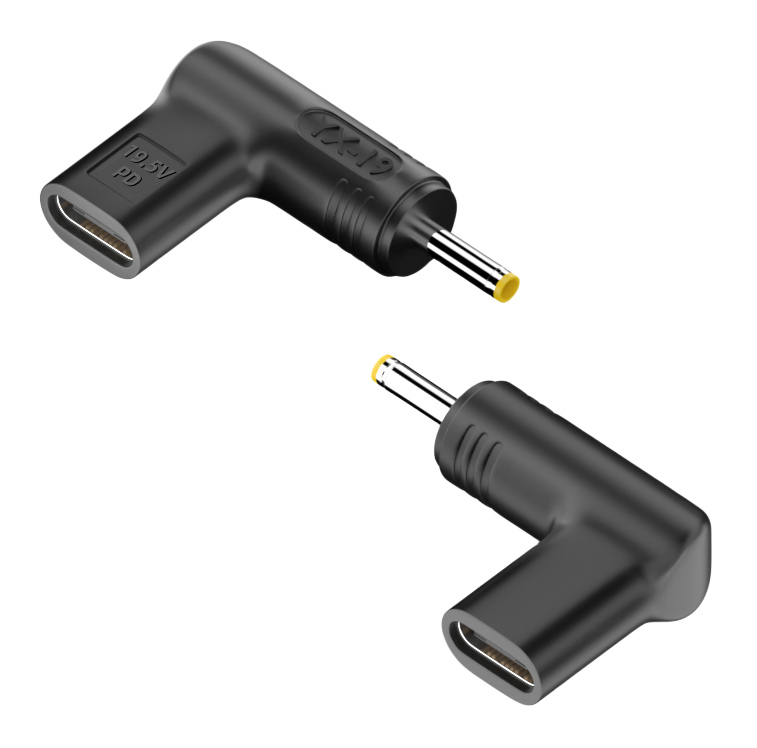 YX-19 POWERTECH αντάπτορας τροφοδοσίας YX-19, USB-C σε Asus 2.5x0.7mm, μαύρος - Image 1