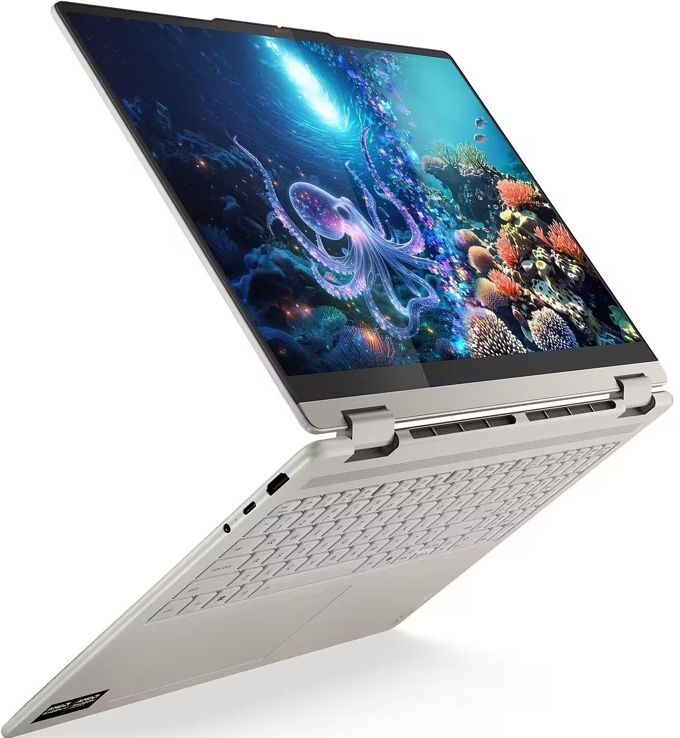 ecf0345f-ee0d-47d2-bb9d-3adeb5477b15 Lenovo Yoga 7 2-ιn-1 16AKP10 Ryzen AI 5 340/32GB/512GB NVMe *TouchScreen* *NEW OPEN BOX* - Image 1