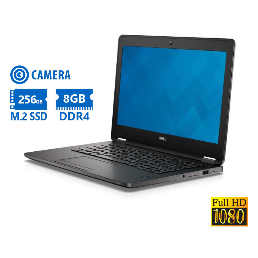 102274_1 Dell Latitude E7270 i5-6300U/12.5``FHD/8GB DDR4/256GB M.2 SSD/No ODD/Camera/8P Grade A Refurbished L - Image 1