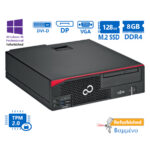 Fujitsu D556/2 SFF i5-7400/8GB DDR4/128GB M.2 SSD/DVD/10P Grade A+ Refurbished PC