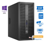 HP 800G2 Tower i5-6500/8GB DDR4/256GB SSD/DVD/10H Grade A+ Refurbished PC