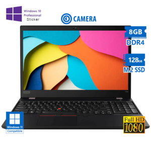 Lenovo (A-) ThinkPad T590 i5-8265U/15.6``FHD/8GB DDR4/128GB M.2 SSD/No ODD/Camera/10P Grade A- Refur