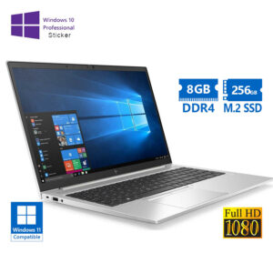 HP (A-) EliteBook 850 G8 i5-1145G7/15.6”FHD/8GB DDR4/256GB M.2 SSD/No ODD/10P Grade A- Refurbished L