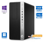 HP 800G5 Tower i5-9500/8GB DDR4/512GB M.2 SSD/DVD/10P Grade A+ Refurbished PC