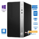 HP 400G6 Tower i5-9500/16GB DDR4/256GB M.2 SSD/DVD/10P Grade A+ Refurbished PC