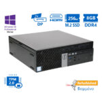 Dell 7050 SFF i5-7500/8GB DDR4/256GB M.2 SSD/DVD/10P Grade A+ Refurbished PC