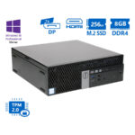 Dell (A-) 7050 SFF i5-7500/8GB DDR4/256GB M.2 SSD/DVD/10P Grade A- Refurbished PC