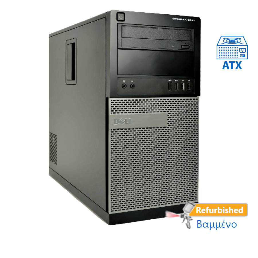 65198_1 Dell 7010 Tower i5-3470/4GB DDR3/500GB/DVD/7H Grade A+ Refurbished PC - Image 1