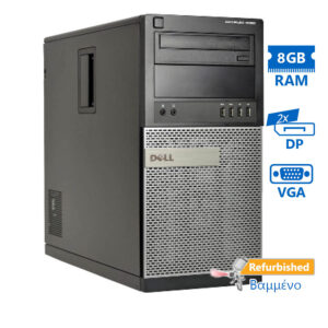 Dell 9020 Tower i5-4690/8GB DDR3/500GB/DVD/8H Grade A+ Refurbished PC