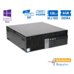 Dell 7040 SFF i5-6500/8GB DDR4/128GB M.2 SSD/DVD/10P Grade A+ Refurbished PC