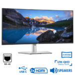 Used Monitor UltraSharp U3821DW Curved/Dell/38”UW-QHD/3840x1600/Silver/Black/w/Speakers/DP & 2xHDMI