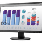 HP used οθόνη V243 LED, 24" 1920x1080, VGA/DVI, Grade A