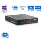 Lenovo ThinkCentre M710q Tiny i5-7500T/8GB DDR4/256GB M.2 SSD/No ODD/10P Grade A Refurbished PC
