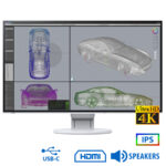 Used (A-) Monitor FlexScan EV2785 IPS/Eizo/27``Ultra HD 4k/3840x2160/Wide/White/w/Speakers/Grade A-/