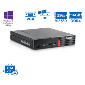 Lenovo ThinkCentre M710q Tiny i5-7500T/16GB DDR4/256GB M.2 SSD/No ODD/10P Grade A Refurbished PC
