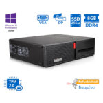 Lenovo M710s SFF i5-7500/8GB DDR4/256GB SSD/DVD/10P Grade A+ Refurbished PC