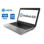 HP (A-) Elitebook 820 G2 i5-5300U/12.5”/8GB DDR3/128GB SSD/No ODD/Camera Grade A- Refurbished Laptop