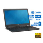 Dell Latitude E7450 i7-5600U/14”FHD/8GB DDR3/512GB mSATA SSD/No ODD/Camera/New Battery/8P Grade A Re