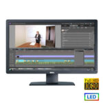 Used (A-) Monitor P2412Hx LED/Dell/24``FHD/1920x1080/Wide/Black/Grade A-/D-SUB & DVI-D & USB Hub