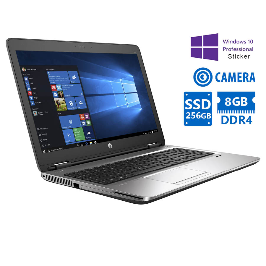 98866_1 HP ProBook 650 G2 i5-6300U/15.6``/8GB DDR4/256GB SSD/DVD/Camera/10P Grade A Refurbished Laptop - Image 1