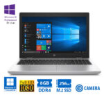 HP ProBook 650 G4 i5-8250U/15.6”FHD/8GB DDR4/256GB M.2 SSD/DVD/Camera/10P Grade A Refurbished Laptop