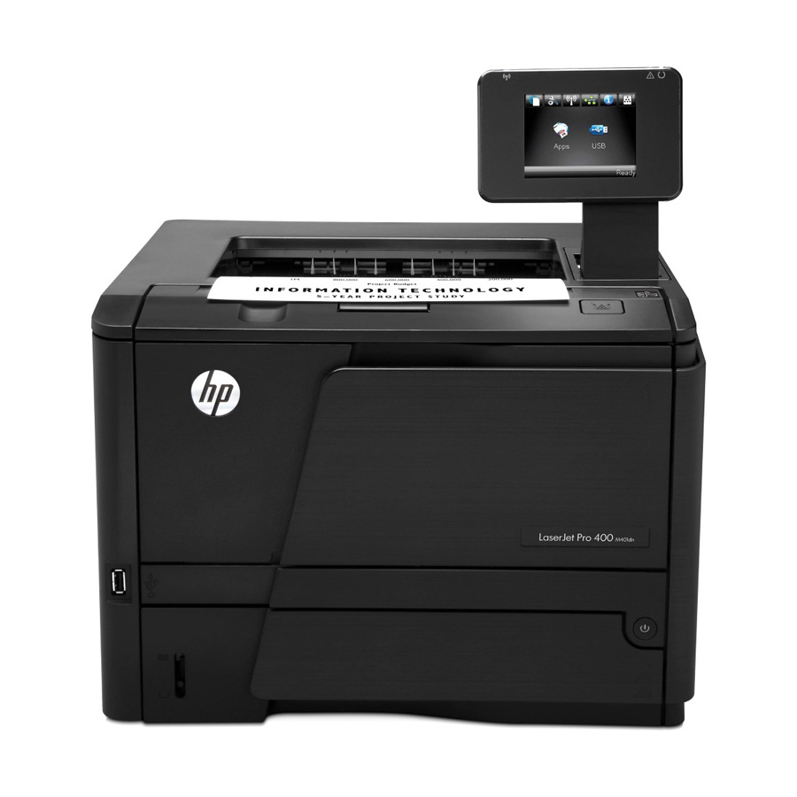 UN-M401DN HP used Printer LaserJet Pro 400 M401dn, Mono, χωρίς toner - Image 1