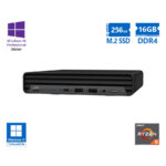 HP EliteDesk 805 G6 DM Ryzen 5 Pro 4650G/16GB DDR4/256GB M.2 SSD/No ODD/10P Grade A Refurbished PC