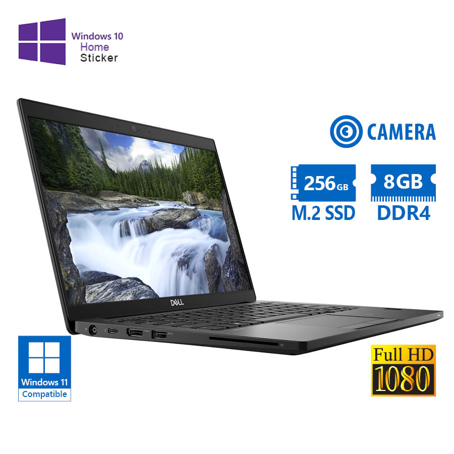 101620_1 Dell Latitude 7390 i5-8350U/13.3``FHD/8GB DDR4/256GB M.2 SSD/No ODD/Camera/10H Grade A Refurbished L - Image 1