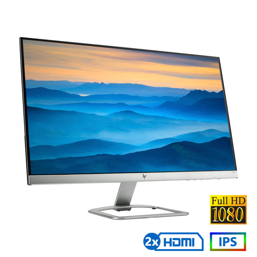 102548_1 Used Monitor 27ES IPS LED/HP/27``FHD/1920x1080/Wide/Silver/Black/D-SUB & 2x HDMI - Image 1