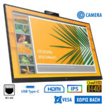 Used (A-) Monitor E27D G4 IPS/HP/27``QHD/w/Camera/2560x1440/Wide/Black/No Stand/Grade A-/DP & HDMI &