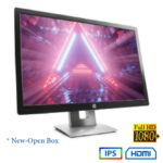 Used Monitor E242 IPS LED/HP/24``FHD/1920x1200/Wide/Silver/Black/New-Open Box/D-SUB & DP & HDMI & US