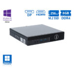 Dell Optiplex 3080 DM i3-10100T/8GB DDR4/256GB M.2 SSD/No ODD/10P Grade A Refurbished PC