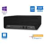 HP 600G6 SFF i5-10600/8GB DDR4/256GB SSD/DVD/10P Grade A+ Refurbished PC