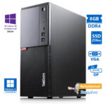 Lenovo M720t Tower i5-8400/8GB DDR4/256GB SSD/No ODD/10P Grade A+ Refurbished PC