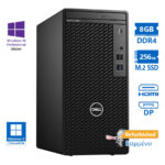 Dell 3080 Tower i5-10505/8GB DDR4/256GB M.2 SSD/No ODD/10P Grade A+ Refurbished PC