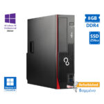 Fujitsu D7010 SFF i3-10100/8GB DDR4/256GB SSD/DVD/10P Grade A+ Refurbished PC