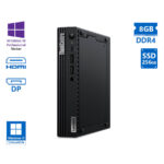Lenovo ThinkCentre M70q Gen3 Tiny i5-12400T/8GB DDR4/256GB SSD/No ODD/10P Grade A Refurbished PC