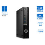 Dell Optiplex 7010 Micro i5-13500T/16GB DDR4/256GB M.2 SSD/No ODD/11P Grade A Refurbished PC