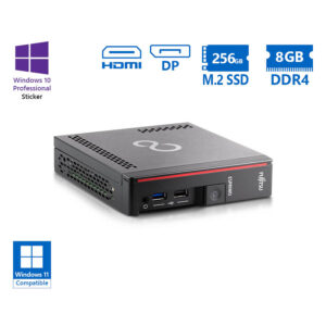 Fujitsu G558 Tiny i5-9400T/8GB DDR4/256GB M.2 SSD/No ODD/10P Grade A Refurbished PC