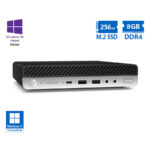 HP EliteDesk 800G5 DM i5-9500T/8GB DDR4/256GB M.2 SSD/No ODD/10H Grade A Refurbished PC